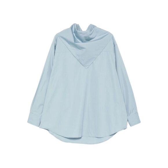 Ami Paris Women's Shirts Clear Blue - Picture 1 of 2